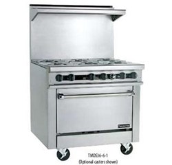 Gas Range with Oven - 6 burners