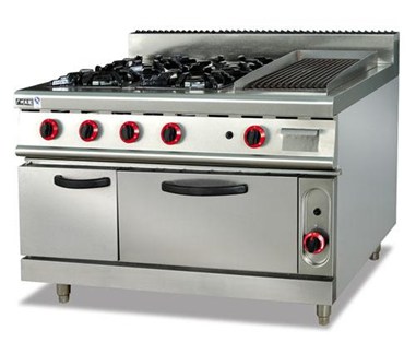 Freestanding gas range With Cabinet