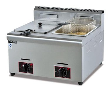 Gas 2-tank fryer(2-basket)