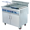 Double Tanks Stand Style Gas Fryer