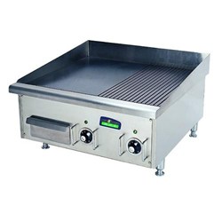Electric half griddle/grill