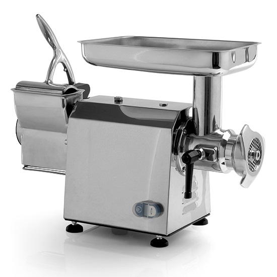 Meat mincer and grater, mouth ø 82 mm, 250 kg/h